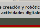 Procesos de creación y robótica a través de actividades digitales | Recurso educativo 37449