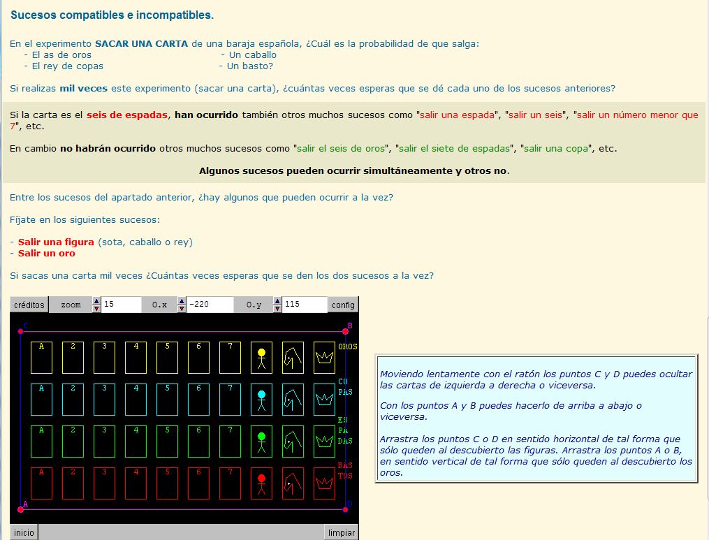 Sucesos compatibles | Recurso educativo 37587