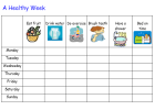 Healthy week chart | Recurso educativo 40385