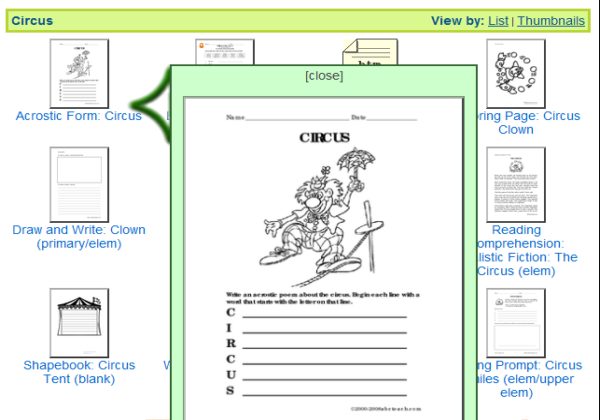 The circus | Recurso educativo 41469