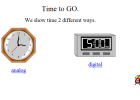 Time to go | Recurso educativo 42067