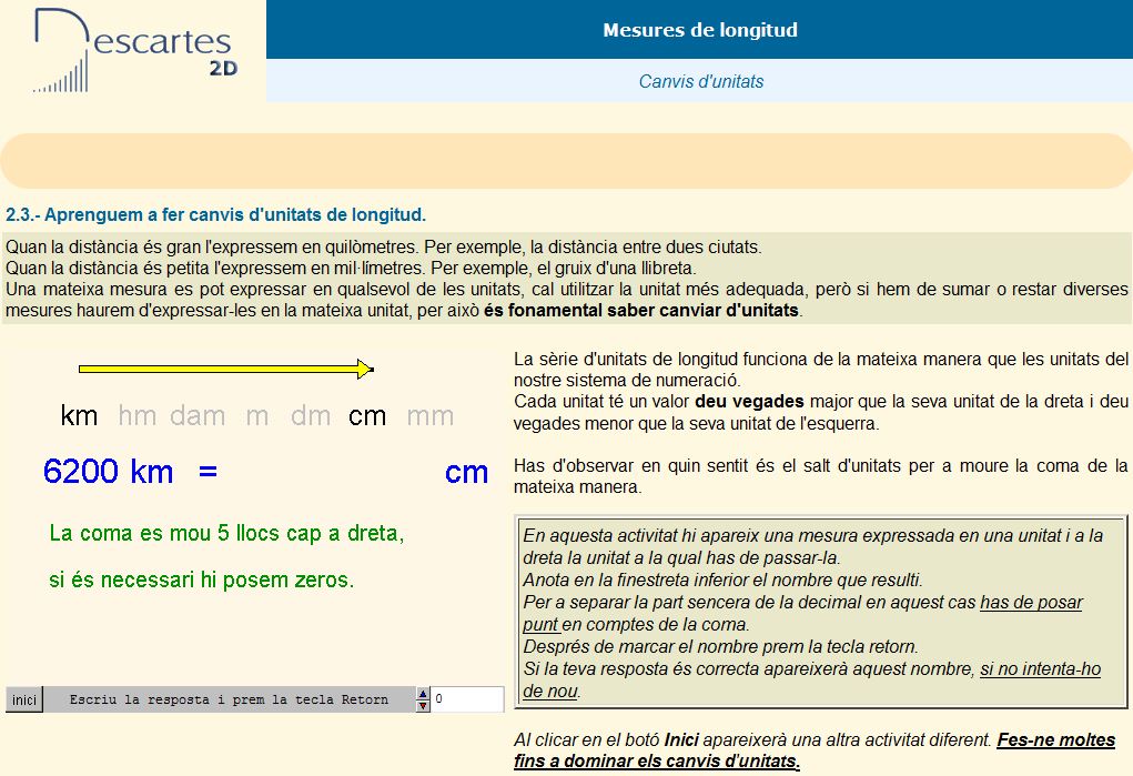 Mesures de longitud | Recurso educativo 44093