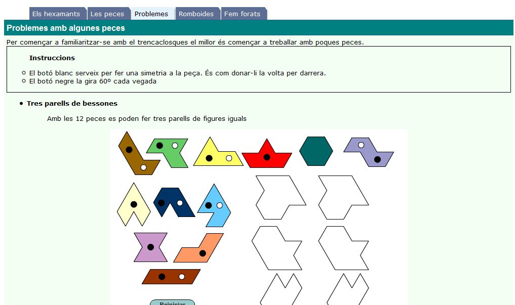 Construïm figures simètriques | Recurso educativo 44550