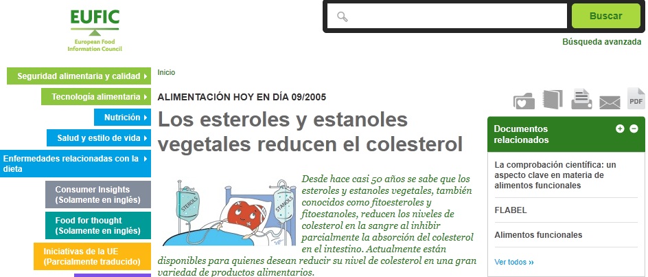 Esteroles y estanoles | Recurso educativo 46782