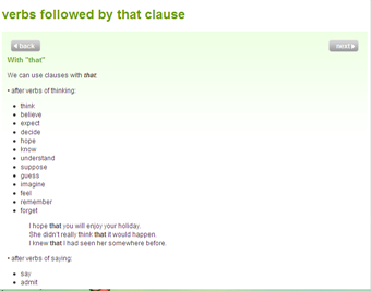 Grammar: Verbs followed by that clause | Recurso educativo 48887