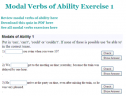 Modal verbs of ability | Recurso educativo 59807