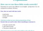 Prepositions: Lesson | Recurso educativo 61933