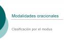 Modalidades oracionales | Recurso educativo 27789