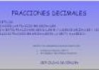 Fracciones decimales | Recurso educativo 32805