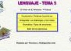 Lenguaje 4º. Tema 5 | Recurso educativo 6350