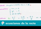 Ecuaciones de la recta (ejercicio) | Recurso educativo 109302