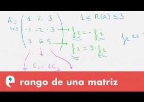 Rango de una matriz | Recurso educativo 109452