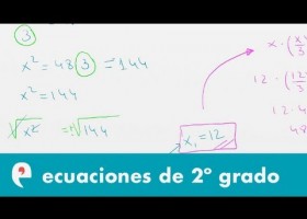 Ecuaciones de segundo grado (ejercicio 3) | Recurso educativo 109921