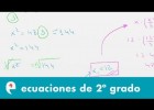 Ecuaciones de segundo grado (ejercicio 3) | Recurso educativo 109921