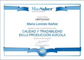 Curso de Calidad y Trazabilidad en la producción agroalimentaria | MasSaber | Recurso educativo 116682