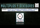 (Divisibilidad) - Múltiplos y Divisores | Recurso educativo 682554