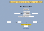 Actividad: comparación de números de 2 cifras | Recurso educativo 724888